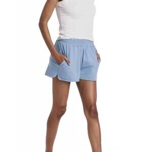 NEW ANOTHER LOVE cheyna shorts in dusty blue